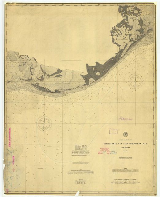 Barataria Bay to Terrebonne Bay, 1895 Picture