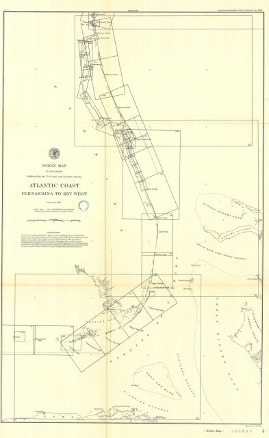 Index Map to the Charts Published by the U.S Picture