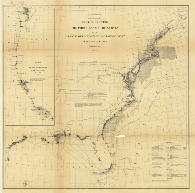Sketch showing the Progress of the Survey to November, 1869 Picture