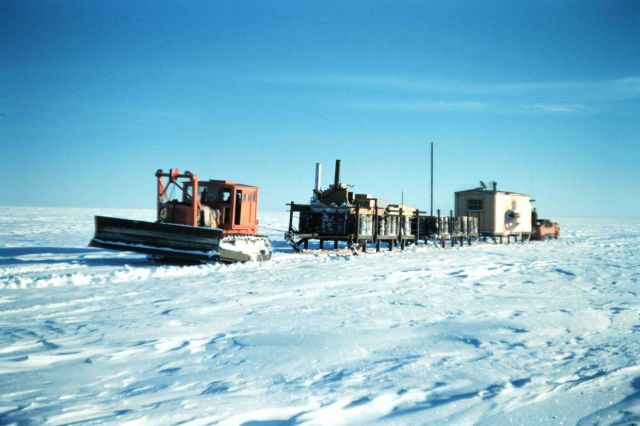 Moving the camp to Tigvariak Island - hundreds of tons moved 100 miles Picture