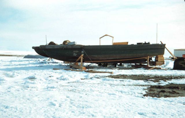 When the melt begins, it's time to start working on the boats Picture
