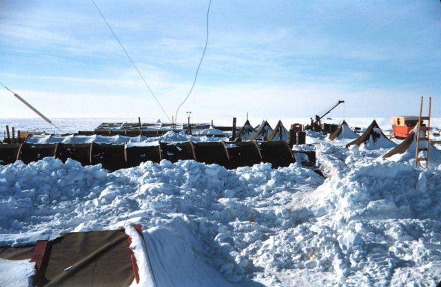 Digging out the Tigvariak Island Camp Picture