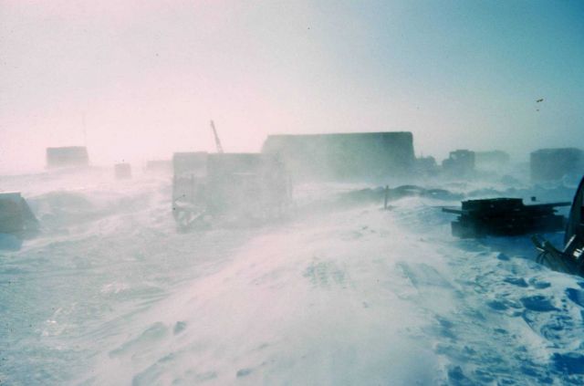 White-out conditions at Oliktok Point Picture
