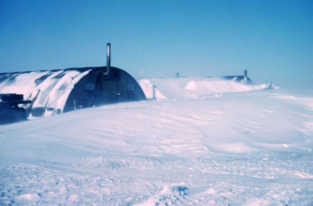 Camp after blizzard Picture