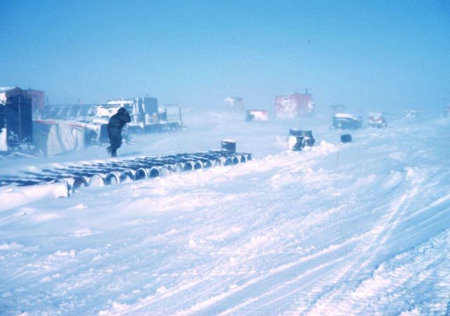Near white-out conditions at Oliktok Point Picture
