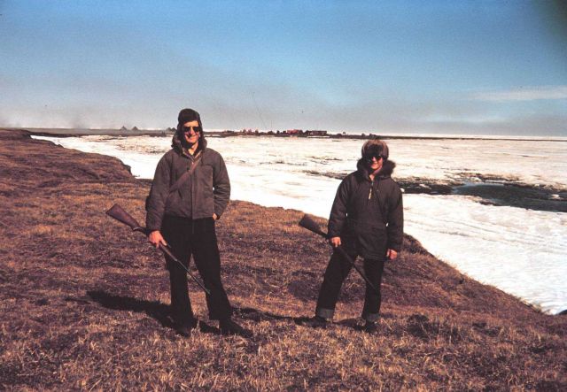 Lieutenant Gene Richards, C&GS, and Bill Love Picture