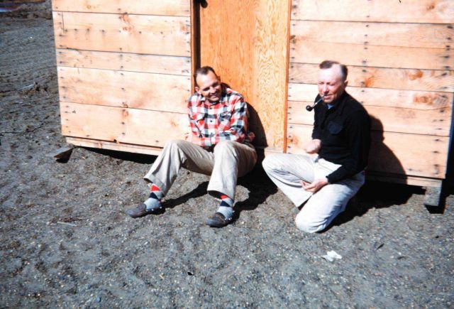 Roy Sylar and Commander Junius Jarman, C&GS Picture