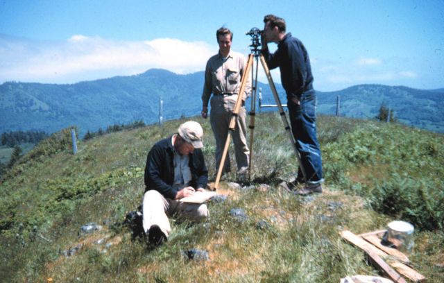 Survey work near Depoe Bay The L crew - Legako, Laterriere, and Lafountaine Picture