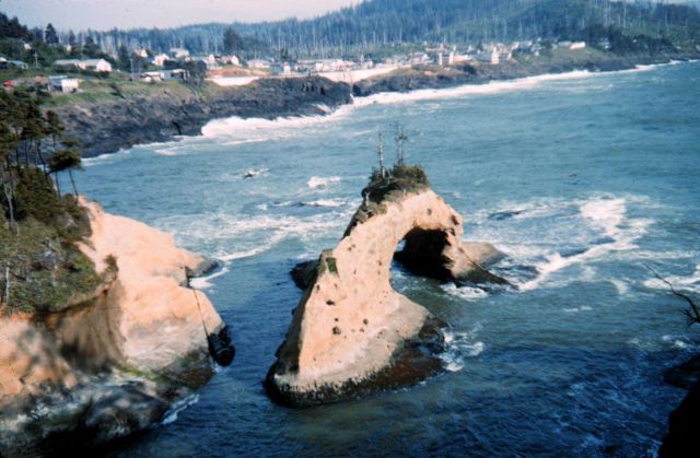 Arch rock at Depoe Bay Picture