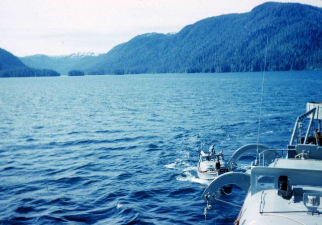 Survey launch returning to the EXPLORER Picture