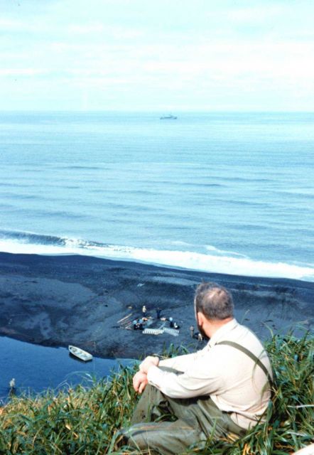 Shoran station on the north side of the Alaska Peninsula Picture