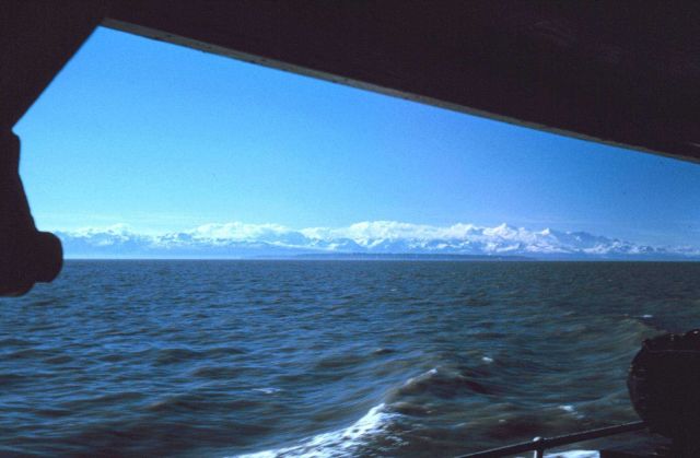 Cruising up Cook Inlet - looking at the east side of the inlet Picture
