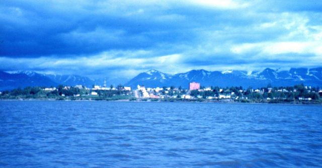 Offshore view of Anchorage Picture