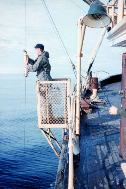 Lieutenant Commander Harley Nygren on the 