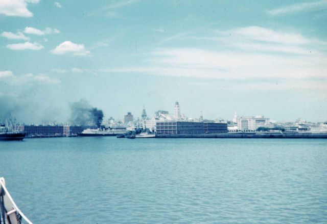 The harbor at Montevideo Picture