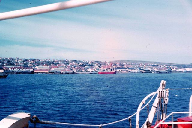 The harbor at Port Stanley The beginning point of HMRS SHACKLETON Antarctic cruise Picture