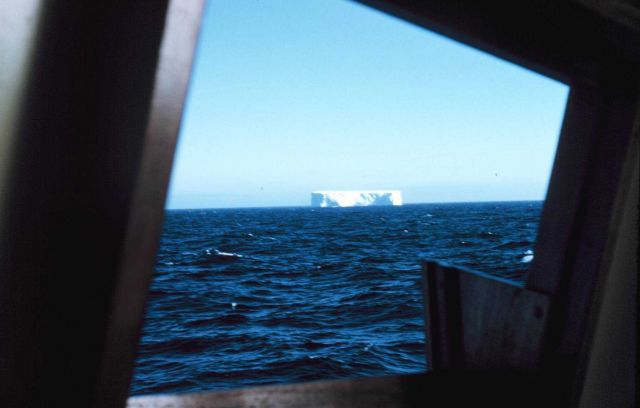 The first iceberg seen during the expedition Picture