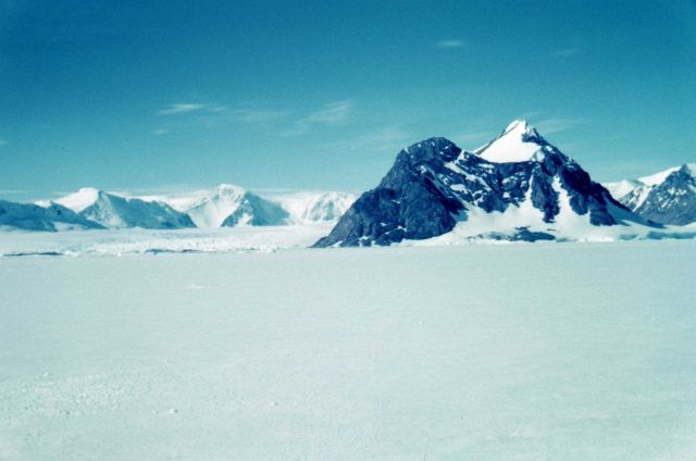 Neny Island - still unapproachable through the ice of Marguerite Bay - 68 12 S Latitude 67 03 W Longitude Picture
