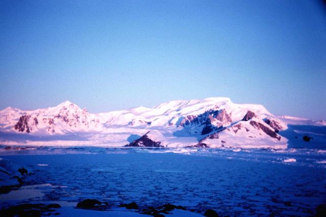 Looking toward the mainland from the top of Galindez Island Picture