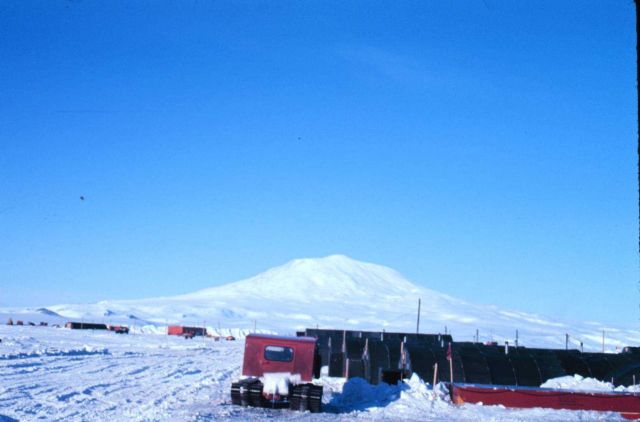 Mount Erebus in the distance Picture
