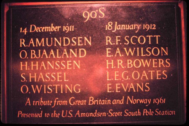 The Amundsen-Scott Memorial at South Pole Station Picture