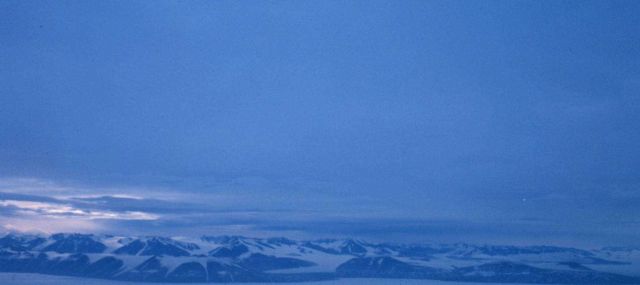 The Transantarctic Range as seen while flying to South Pole Station Picture