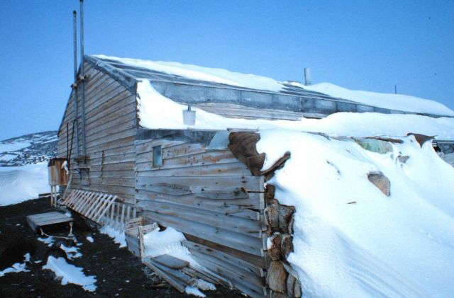 The Scott shelter at Cape Evans - He departed from this shelter on his fatal trip to the South Pole. Picture