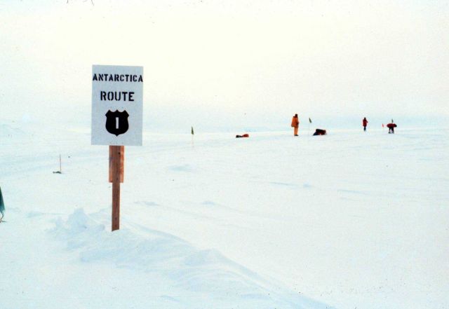 Antarctica Route 1 - there's never a rush hour. Picture