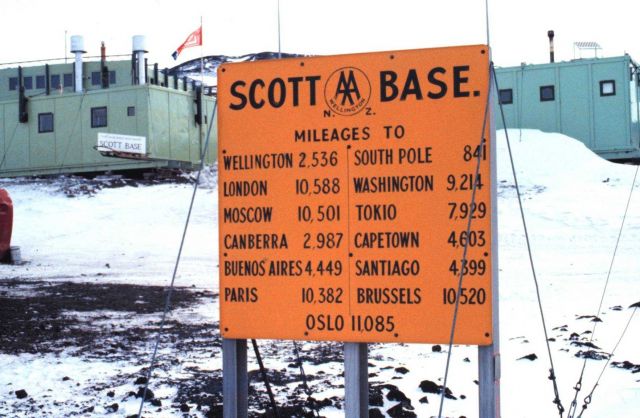 Scott Base is maintained by New Zealand Picture