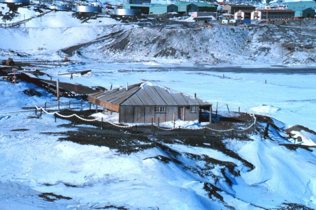 Robert Falcon Scott's Hut Point Shelter at McMurdo Station Picture