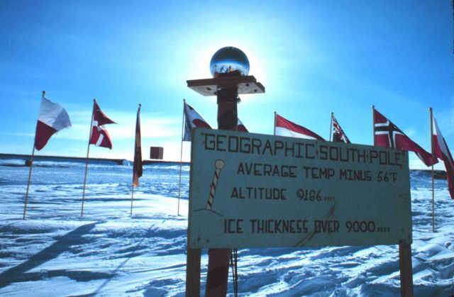 The geographic South Pole Picture