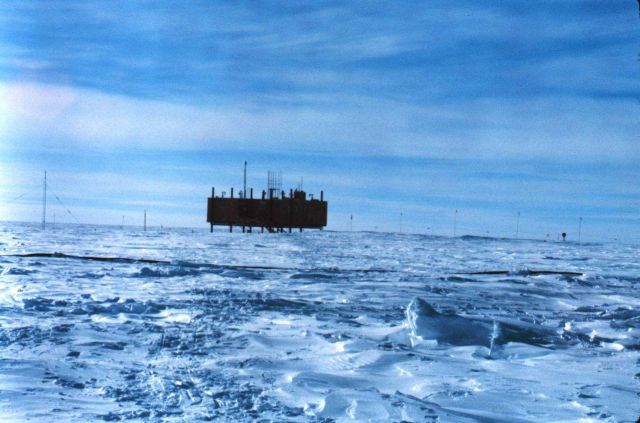 The Clean Air Facility where much of NOAA's South Pole Station work is done This facility is used primarily for atmospheric sampling Picture