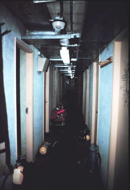 Hallway in the South Pole Station living quarters Picture