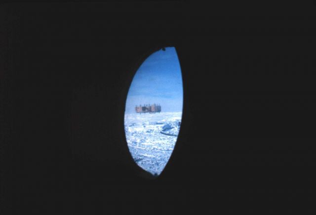 A last look at the Clean Air Facility before leaving the pole on C-130 Picture