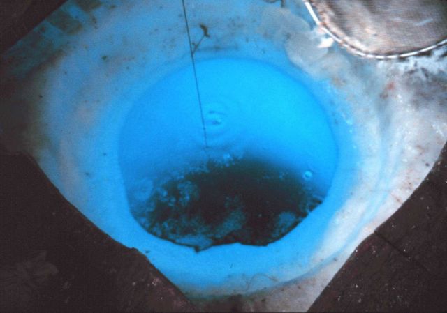 Minnesota ice fishing on McMurdo Sound. Picture