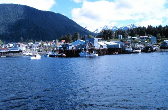 Coastal town in Inside Passage Picture