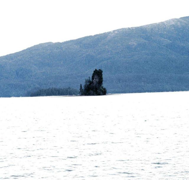 Pinnacle rock near Hoonah Picture