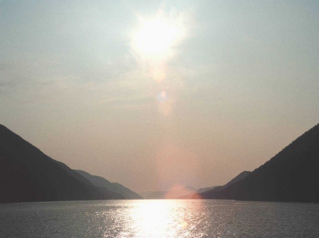 The Inside Passage in British Columbia. Picture