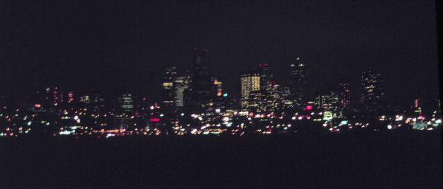 The Seattle skyline at night. Picture