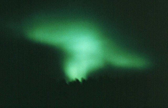 Aurora borealis - the Northern Lights. Picture