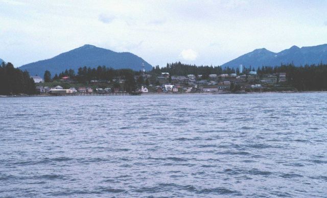 Tlingit Indian village - Angoon - on the west coast of Admiralty Island Picture