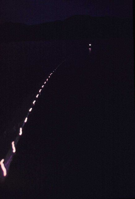 Gillnetting for smolts at night south of Douglas Island. Picture