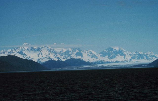 Taylor Glacier seen from Cross Sound. Picture