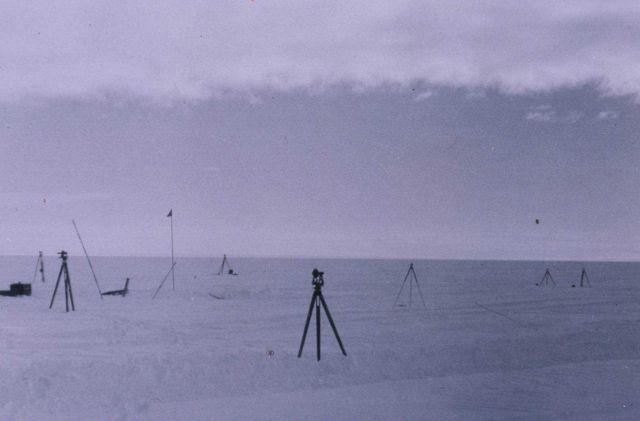 Instruments set up for various measurements Picture