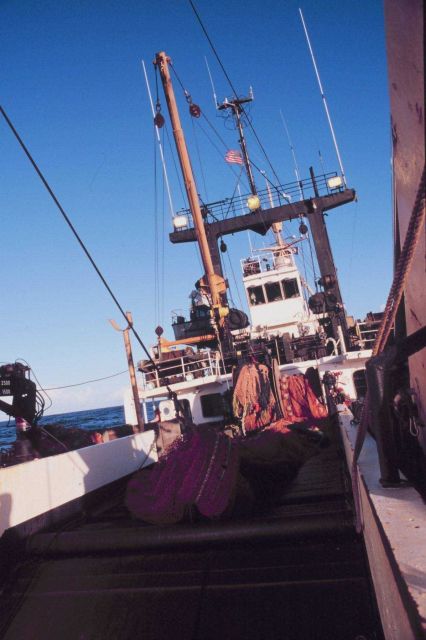Trawling operations on the MILLER FREEMAN Picture