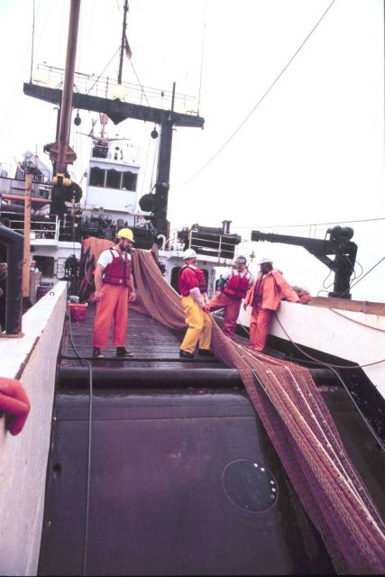 Trawling operations on the MILLER FREEMAN Picture