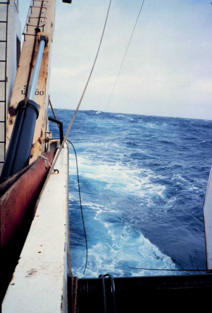 Trawl net being towed Picture