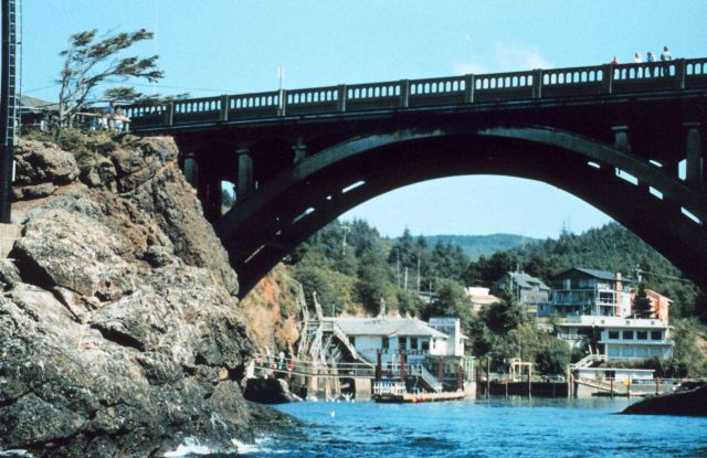 Entrance to Depoe Bay, known as the 