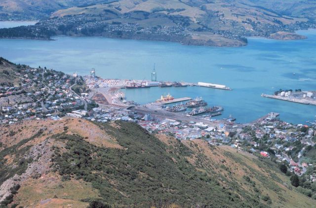 Littleton Harbor near Christchurch, New Zealand Picture
