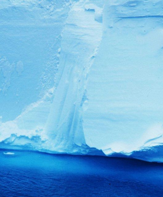 The seaward edge of the floating Ross Ice Shelf Picture